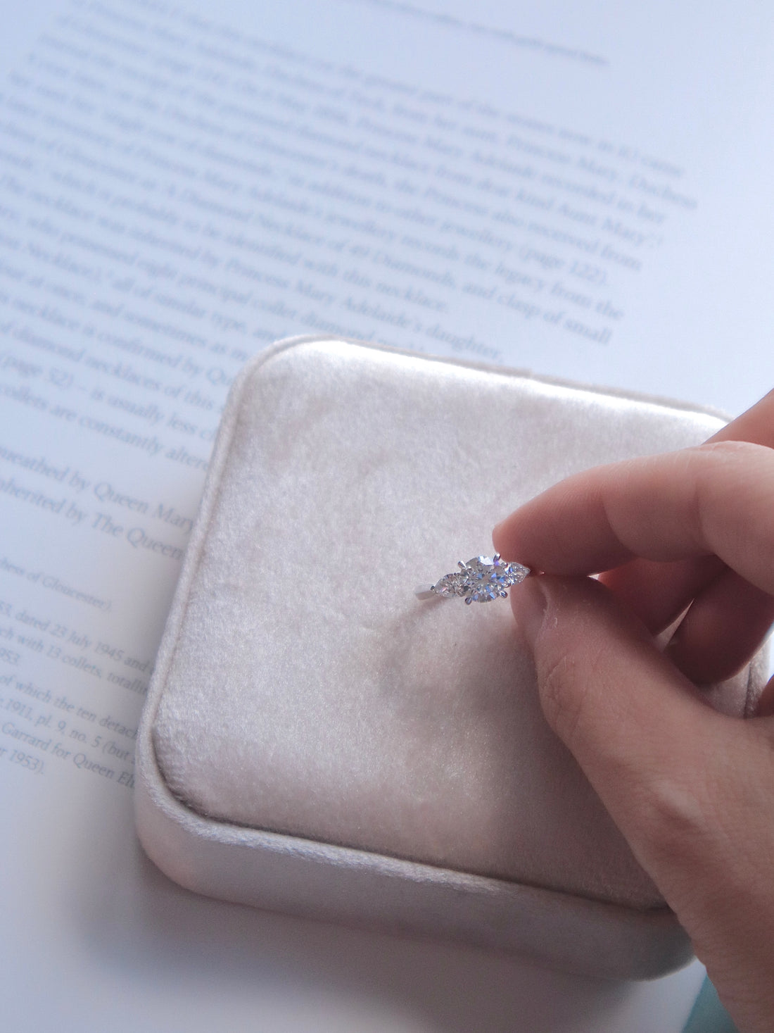 PSJ Classica PT950 Round Ring 1.080ct