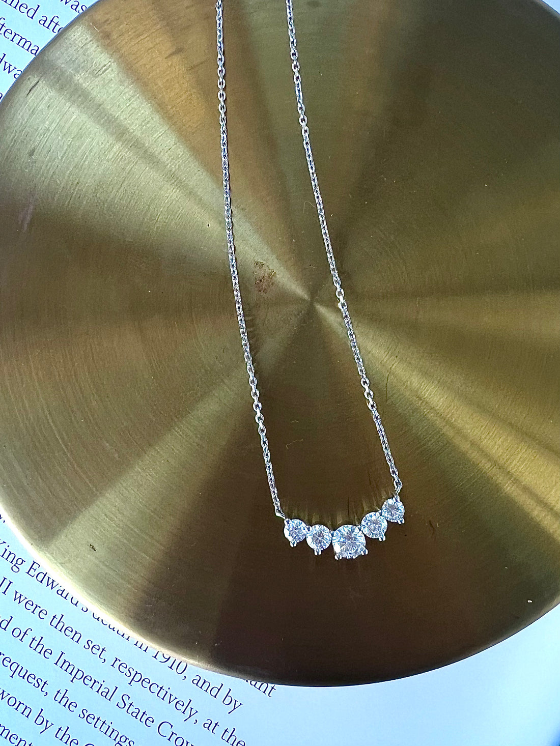 PSJ Classica PT950 Round Necklace 1.50ct